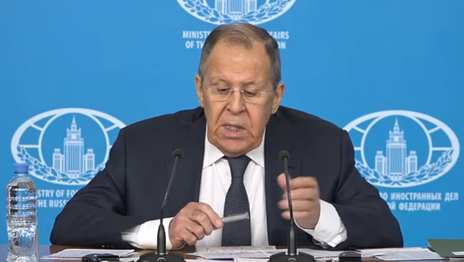 Lavrov mu kiganiro n'abanyamakuru