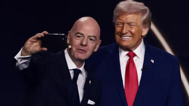 Tramp i Infantino, Đani Infantino, predsednik FIFA Infantino i Tramp