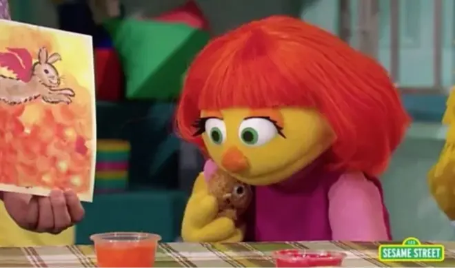 セサミストリートの「ジュリア」