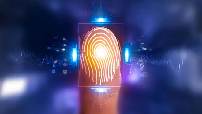 තිරයක් මත ඇඟිලි සලකුණක් තබා ඇති ආකාරය