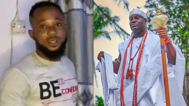 Aworan gendekunrin naa ati Ooni