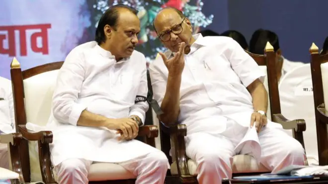 अजित पवार, शरद पवार 