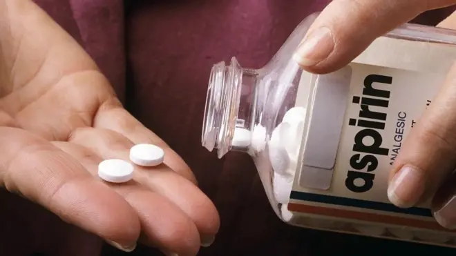 Un patient prenant de l'aspirine