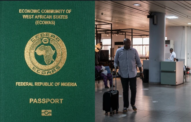 Àwòrán ìwé ìrìnnà Nàìjíríà àti ẹni tó fẹ́ ṣe ìrìnàjò