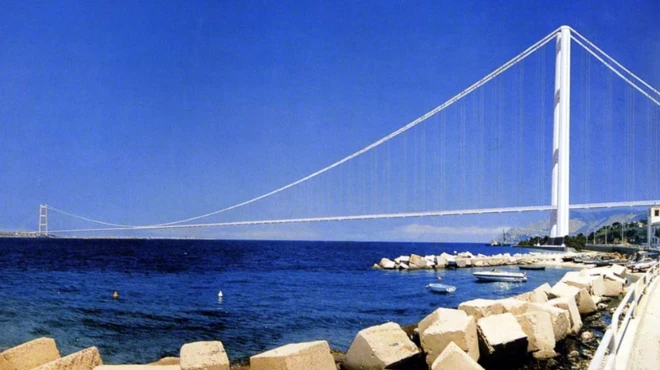 Messina boğazına yapılacak köprü plana göre böyle görünecek