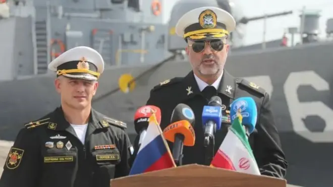 ایراني او روسي پوځي چارواکي