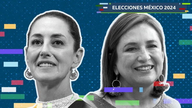 Claudia Sheinbaum y XÃ³chitl GÃ¡lvez, candidatas a la presidencia de MÃ©xico.