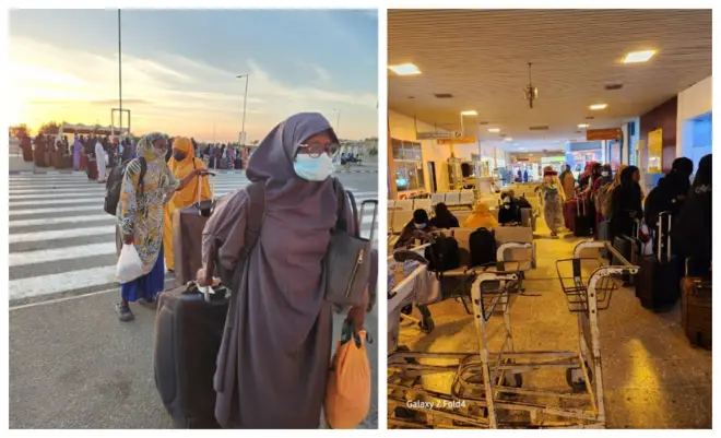 Aworan awọn akẹkọọ to n pada sile lati Egypt