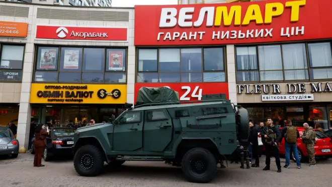 місце стрілянини в Києві