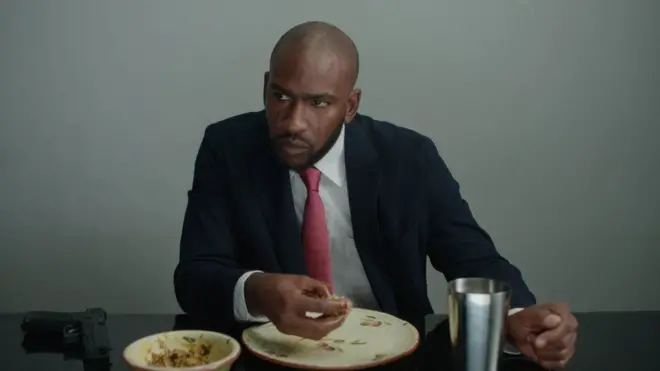 Skepta as Tribal Mark 