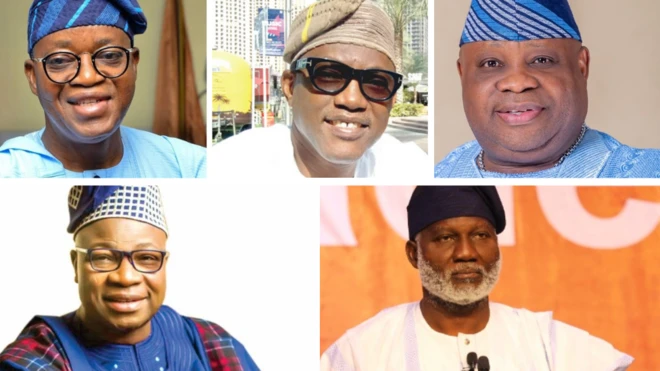 Candidates wey dey eye Osun gonvorship seat