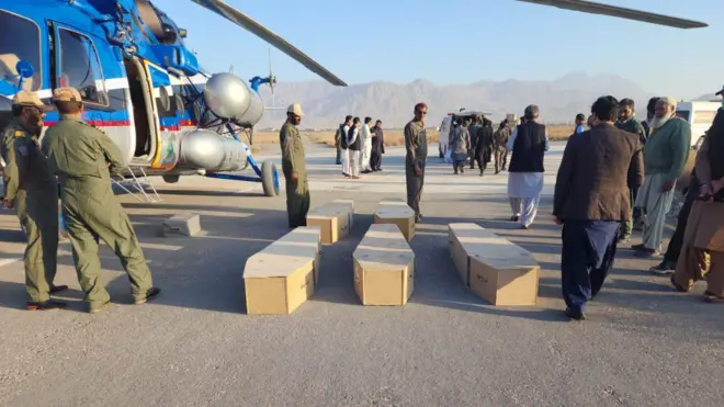 تربت میں فائرنگ سے ہلاک ہونے والے مزدوروں کی میتں