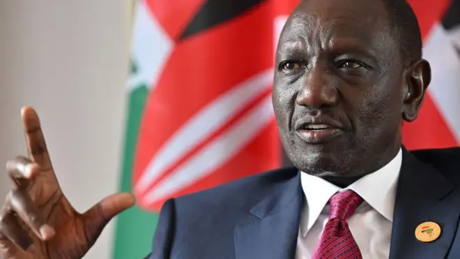 Perezida wa Kenya William Ruto