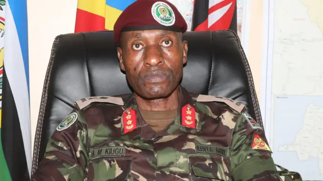 Maj Gen Kiugu mu nshingano nshya