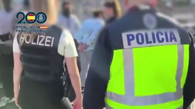 стоп-кадр з відео іспанської поліції про затримання підозрюваного у вбивстві Андрія Портнова у Німеччині