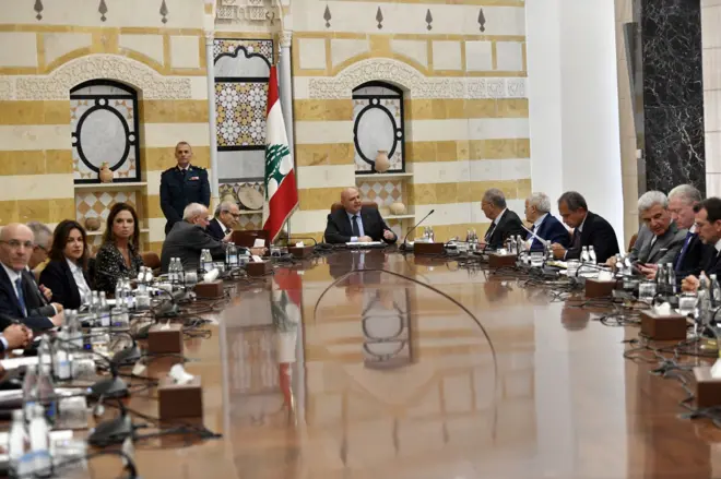 جلسه کابینه لبنان