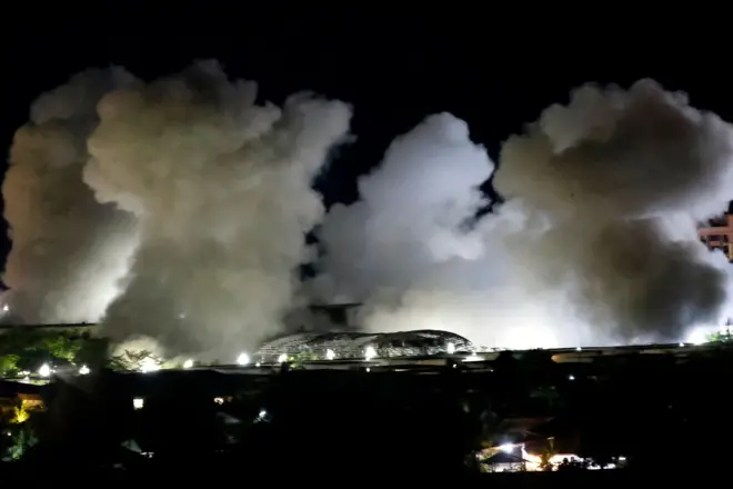 กองทัพเมียนมาระเบิดพื้นที่ส่วนหนึ่งของเคเค พาร์ค เมื่อวันที่ 25 ต.ค. 68