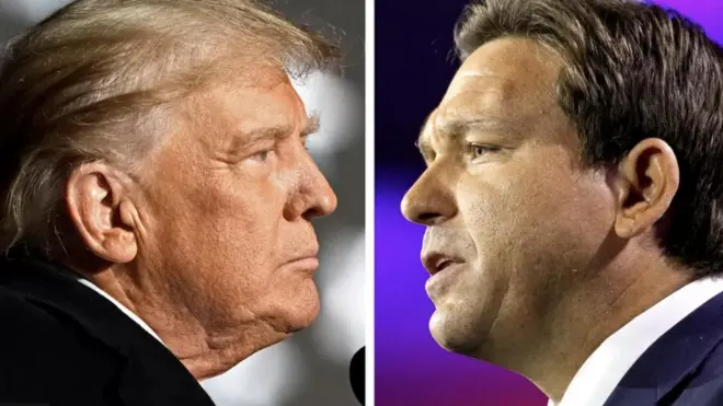 T﻿rump ve DeSantis
