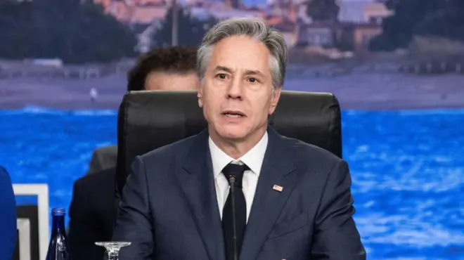 যুক্তরাষ্ট্রের পররাষ্ট্রমন্ত্রী অ্যান্টনি ব্লিঙ্কেন 