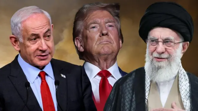 బెంజమిన్ నెతన్యాహు, డోనల్డ్ ట్రంప్, ఖమేనీ