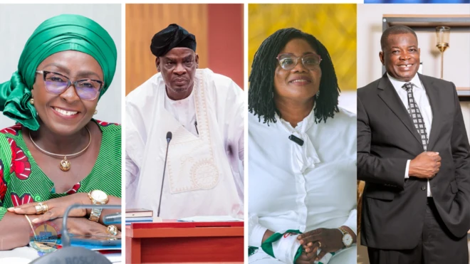 collage of four newly appointed ministers