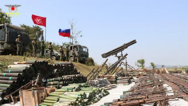 ရခိုင်ပြည်နယ်ထဲက မြို့ ၈ မြို့ နဲ့ ပလက်ဝမြို့တို့ကို AA ထိန်းချုပ်ထား