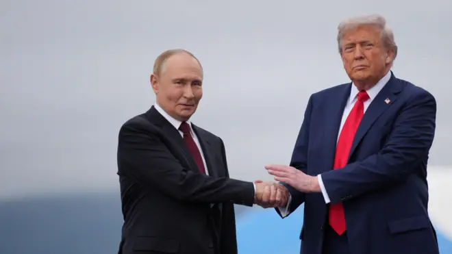 Путин и Трамп на Аляске