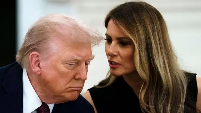 Дональд и Мелания Трампы