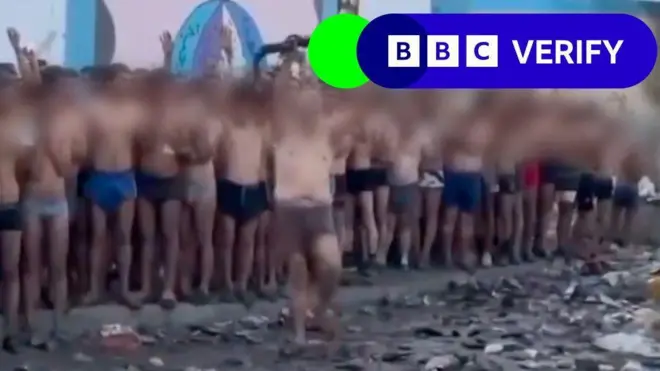 গাজার বন্দীদের ছবি