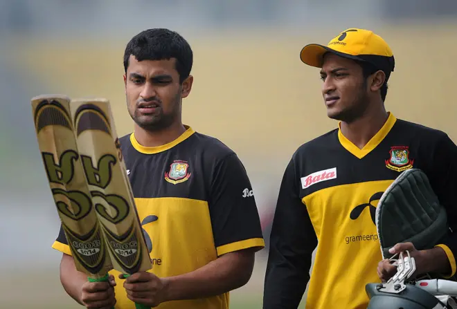 তামিম ইকবাল ও সাকিব আল হাসান (ফাইল ছবি)