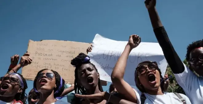مظاهرة نسوية في كينيا