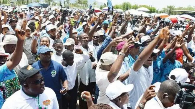 Ọpọ awọn osisẹ nipinlẹ Ogun n na ọwọ soke, fo fayọ