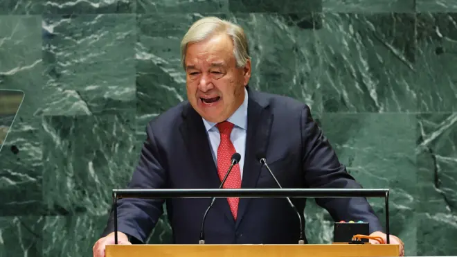 António Guterres, secretario general de Naciones Unidas