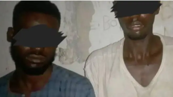 Àwọn afurasí olè tí ọlọ́pàá nawọ́ gán