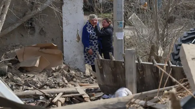 Последствия удара по Херсону