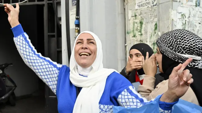 El ánimo en Damasco era de júbilo este domingo.