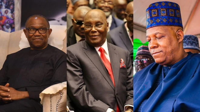 Obi, Atiku na Shettima