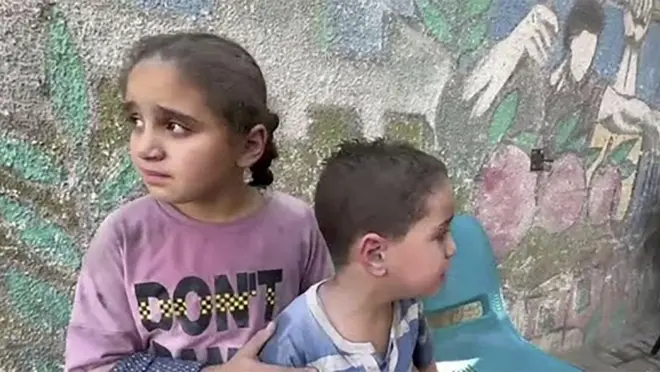 children in Gaza