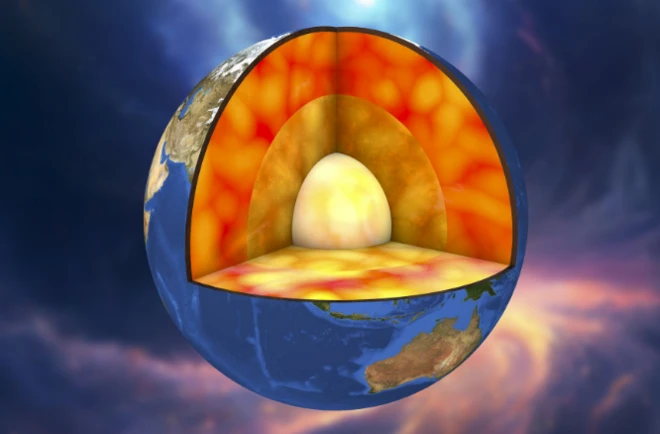 แก่นชั้นในสุดของโลกที่เป็นลูกเหล็ก มีเนื้อนุ่มนิ่มกว่าที่เคยคิดกัน