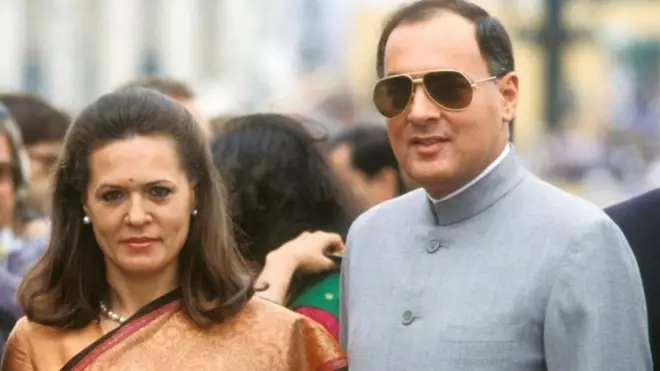 राजीव गांधी और सोनिया गांधी