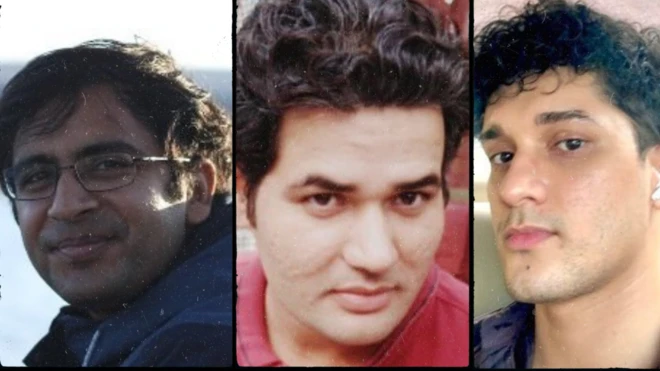 कॉकरोच जनता पार्टी ने आशुतोष रांका (बाएं), विजेता दहिया (बीच में) और सौरव दास को अपना प्रवक्ता नियुक्त किया है