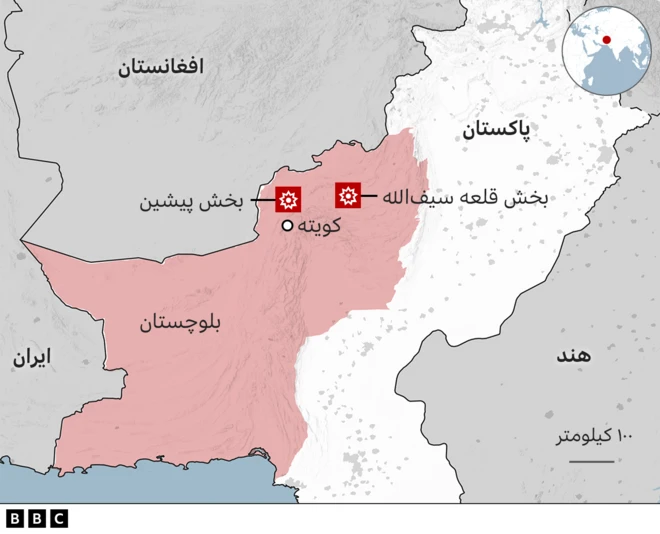 نقشه پاکستان