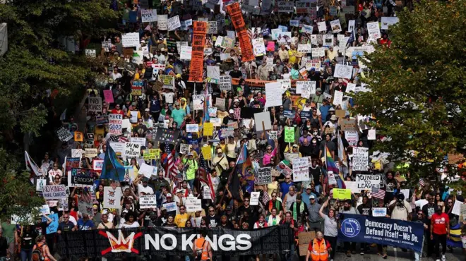 Manifestação em Atlanta