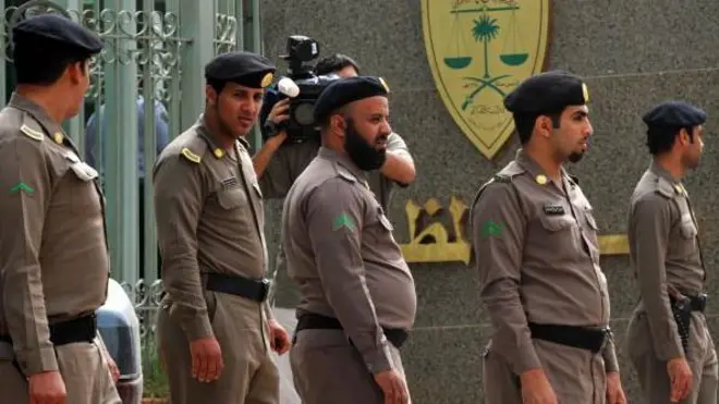 Awọn ọlọpaa Saudi Arabia ree niwaju ileeṣẹ to n ri si ifẹhonuhan araalu to wa niluu Riyadh