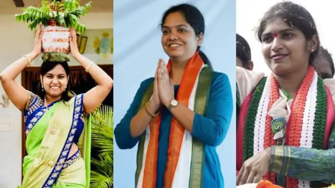 లాస్య నందిత, పర్ణిక రెడ్డి, యశస్విని రెడ్డి