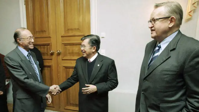 GAM, eks GAM, MOU Helsinki, pembebasan eks anggota GAM, tsunami, gempa, tsunami aceh 2004, Jusuf Kalla, Malik Mahmud, Martti Ahtisaari