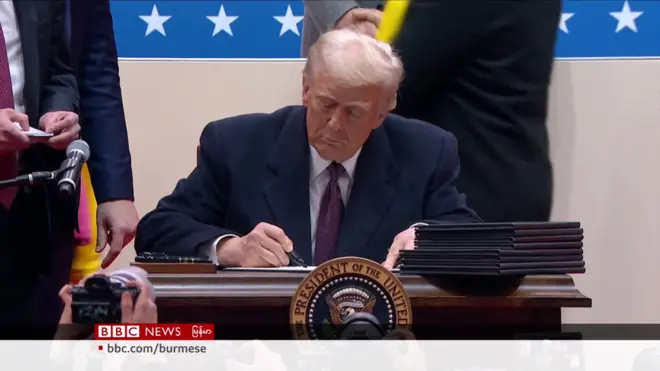 ဒေါ်နယ်ထရမ့် ဒုတိယအကြိမ် သမ္မတသက်တမ်းစတင်