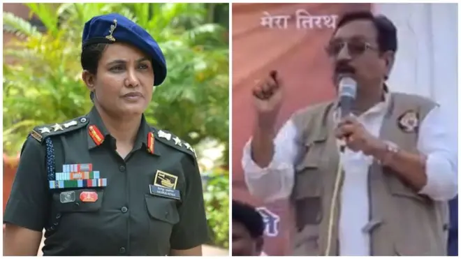 بی جے پی وزیر کی کرنل صوفیہ قریشی سے متعلق متنازع بیان پر معافی