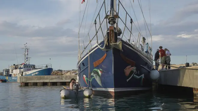 سفينة "مادلين" التابعة لأسطول الحرية