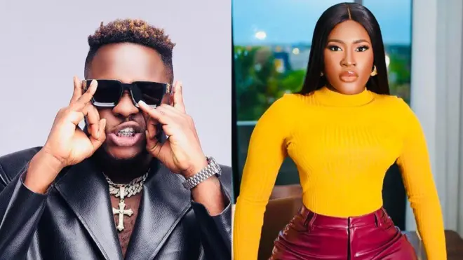 Fella Makafui and Medikal 